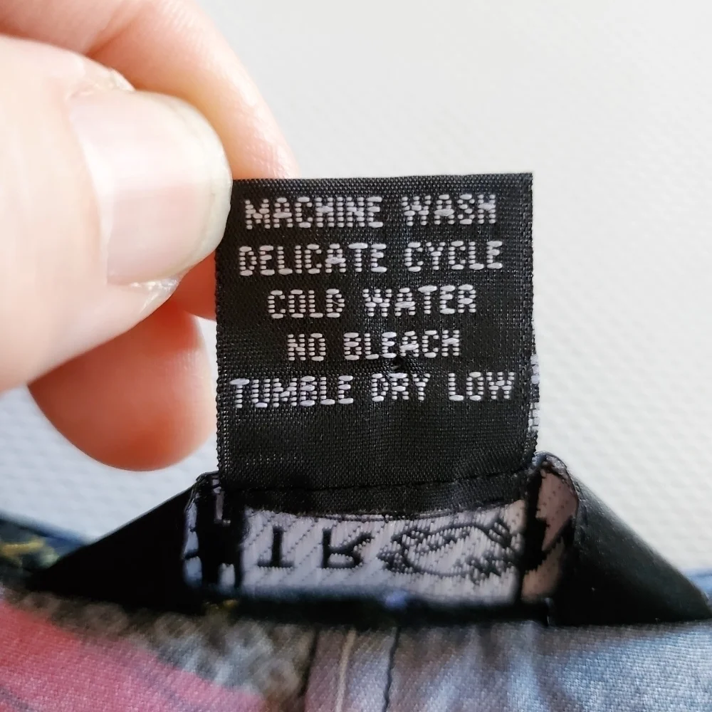 1003 * Citron Santa Monica 100% Silk Butterfly Print Blouse Lightweight Size S - Picture 5 of 8